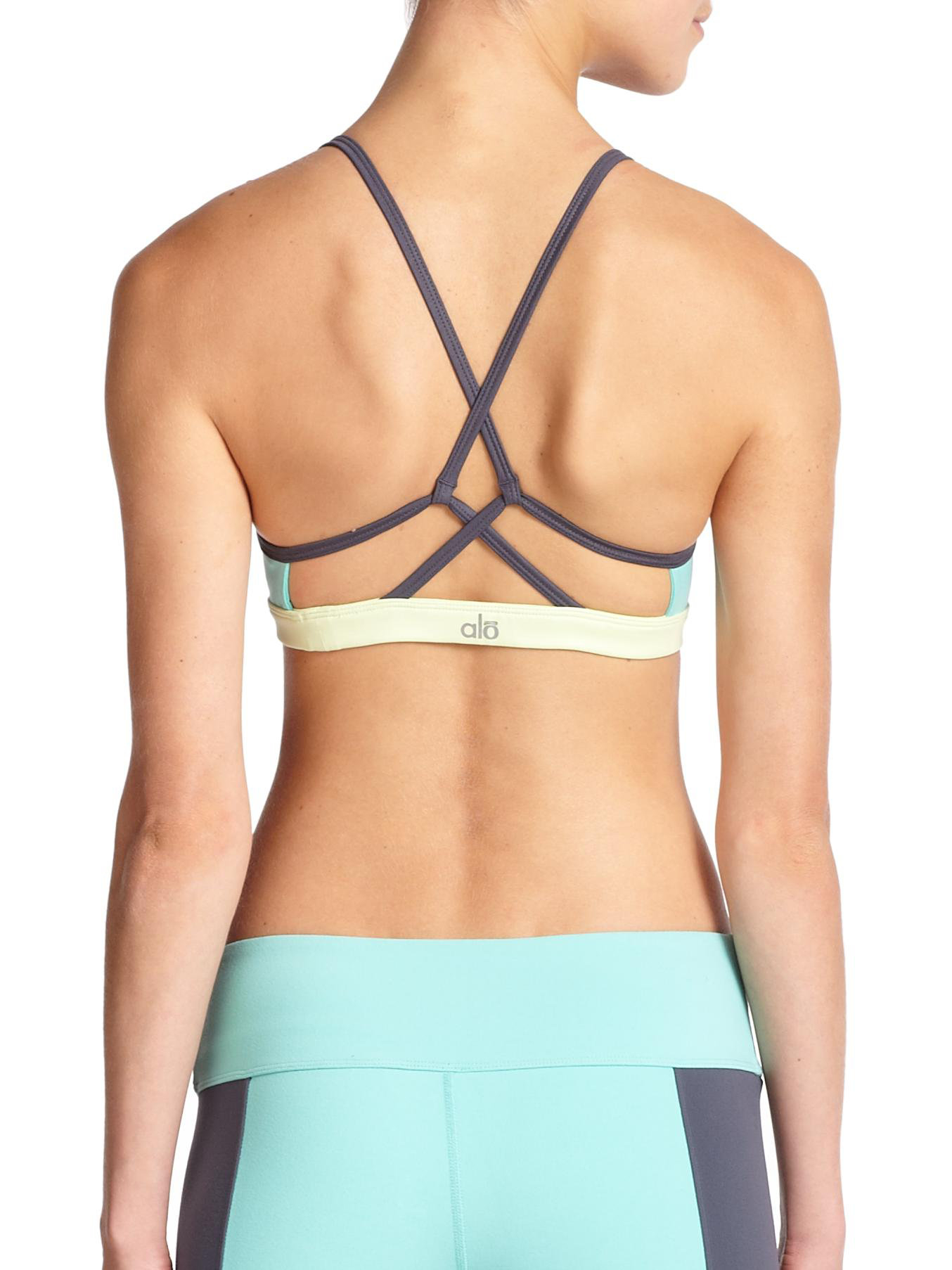 strappy yoga bra