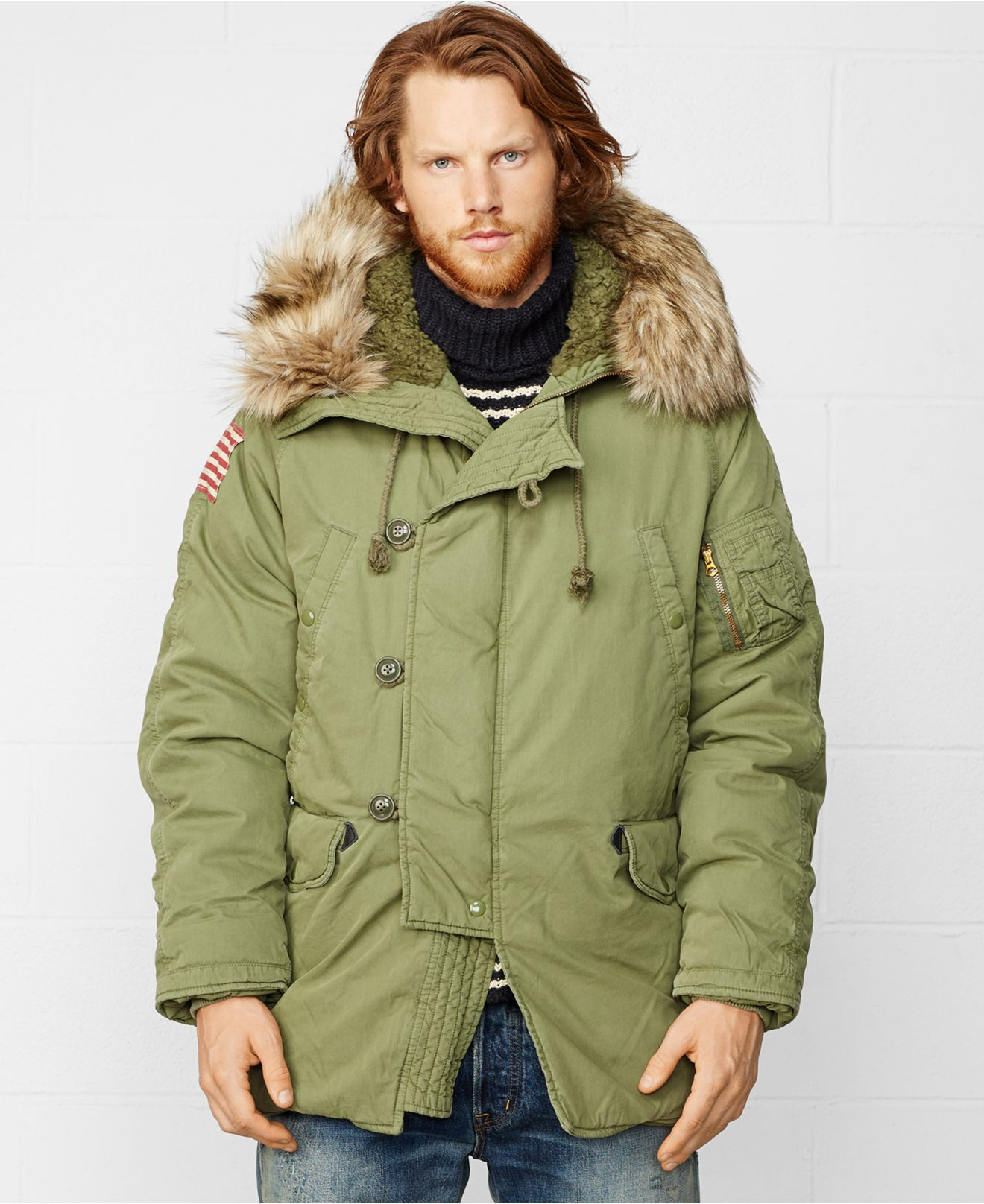 Lyst Denim & Supply Ralph Lauren Down Snorkel Jacket in Green for Men