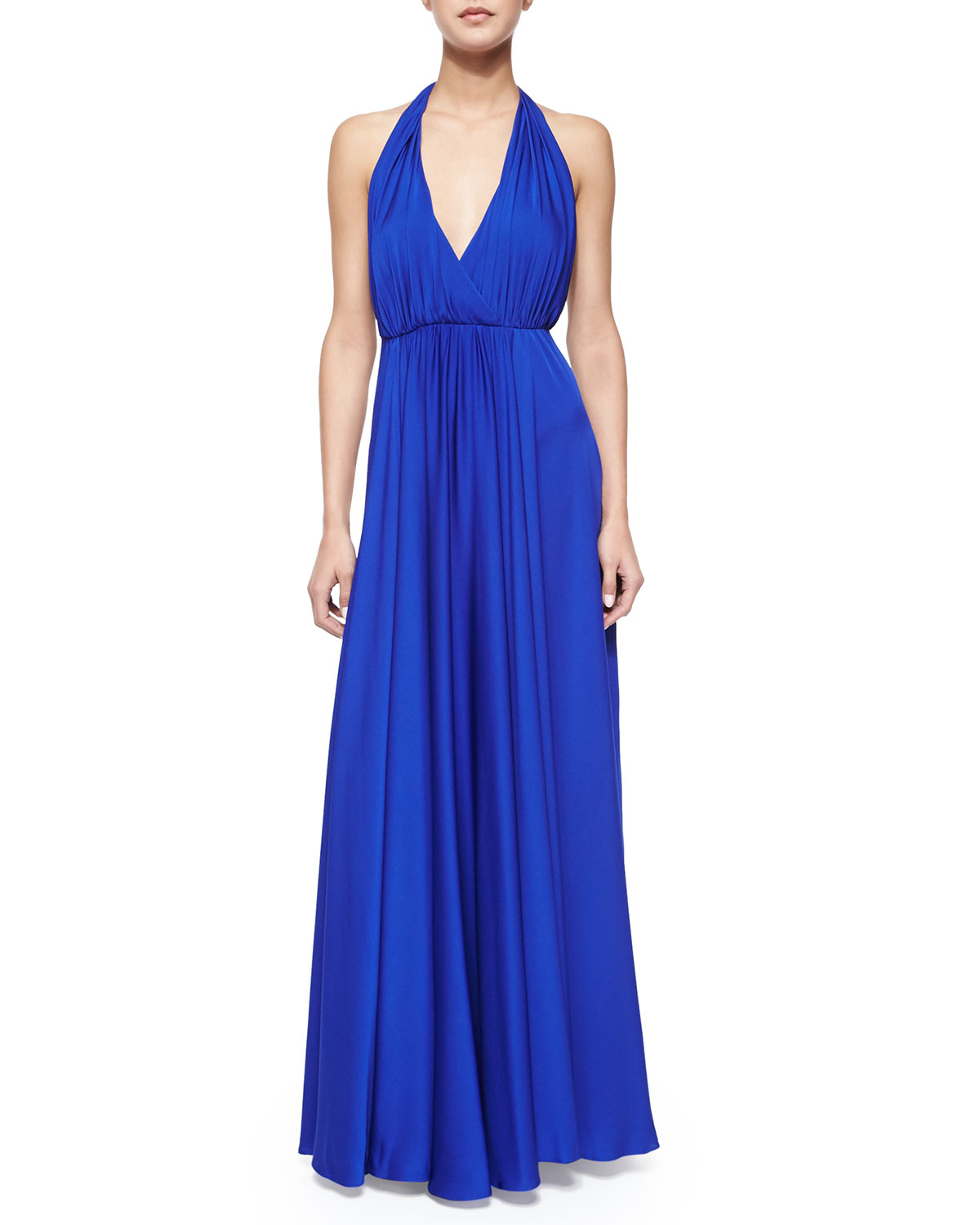Halter Maxi Dress Blue Halter Maxi Dress Blue