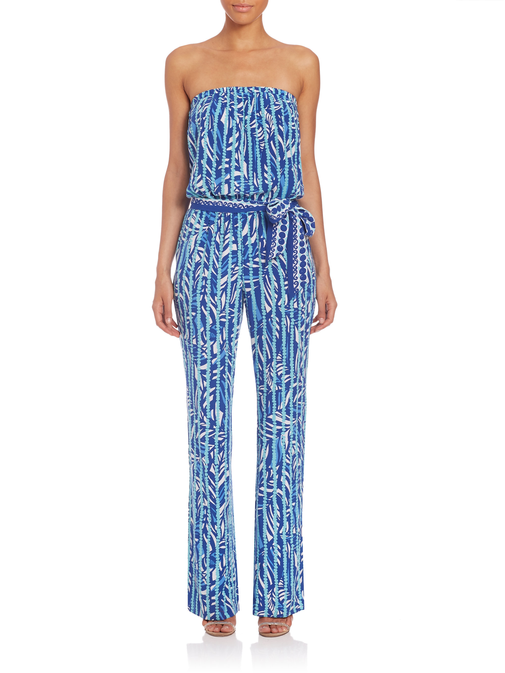lilly pulitzer blue jumpsuit