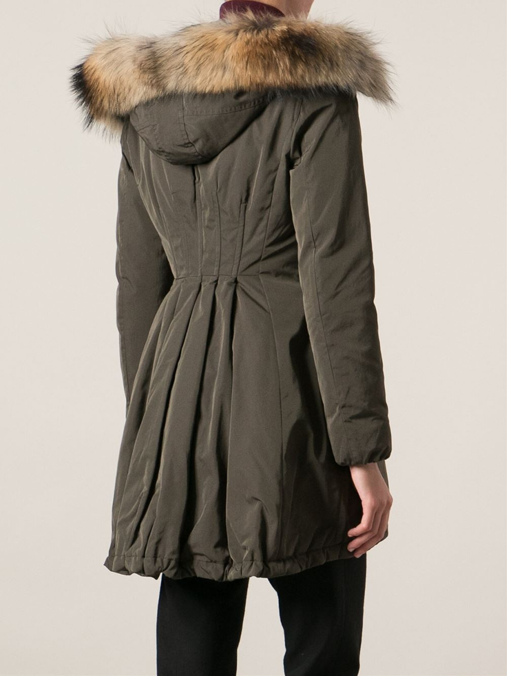 Moncler Arrious Padded Parka in Green - Lyst