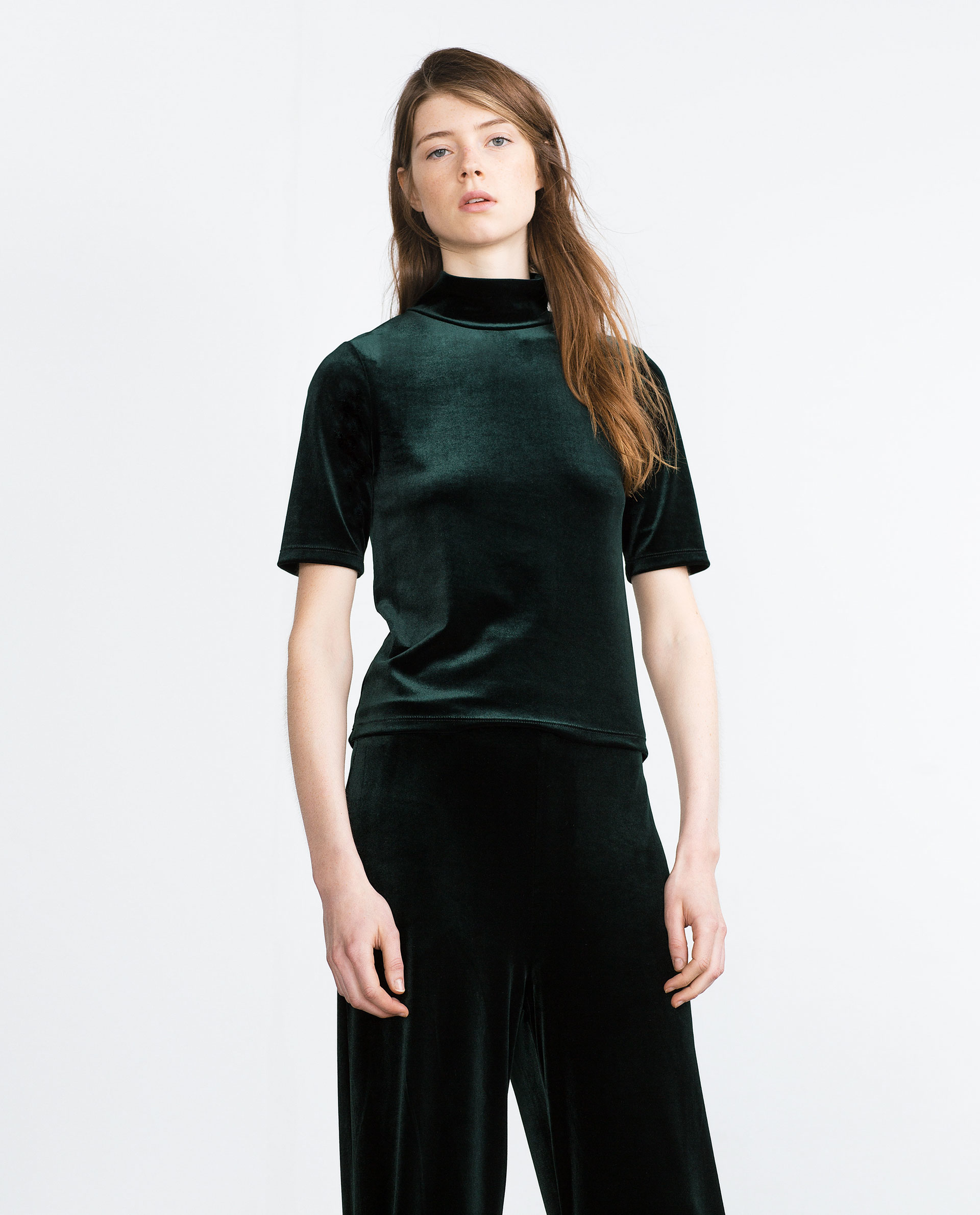 green top zara