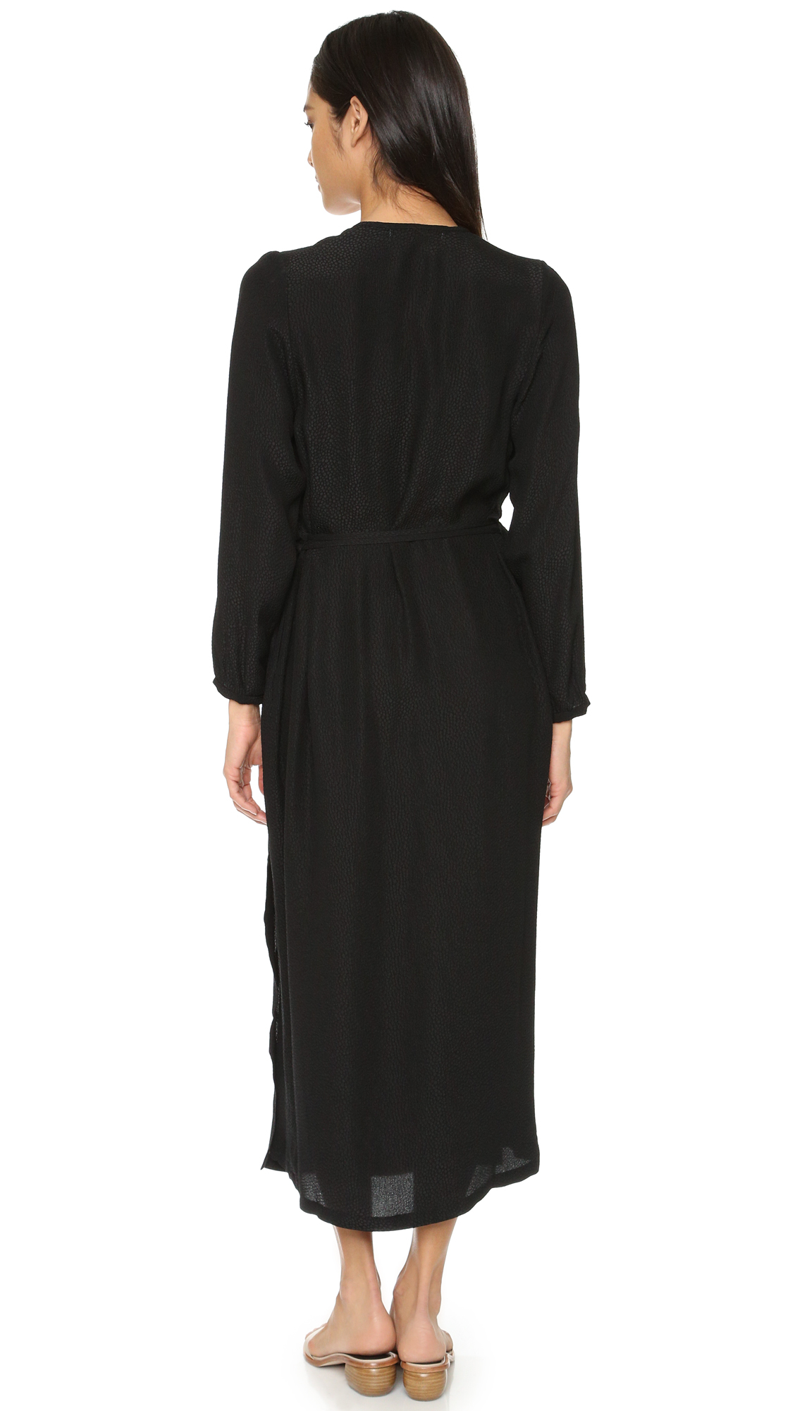 Rodebjer Bubble Jacquard Luana Dress in Black | Lyst