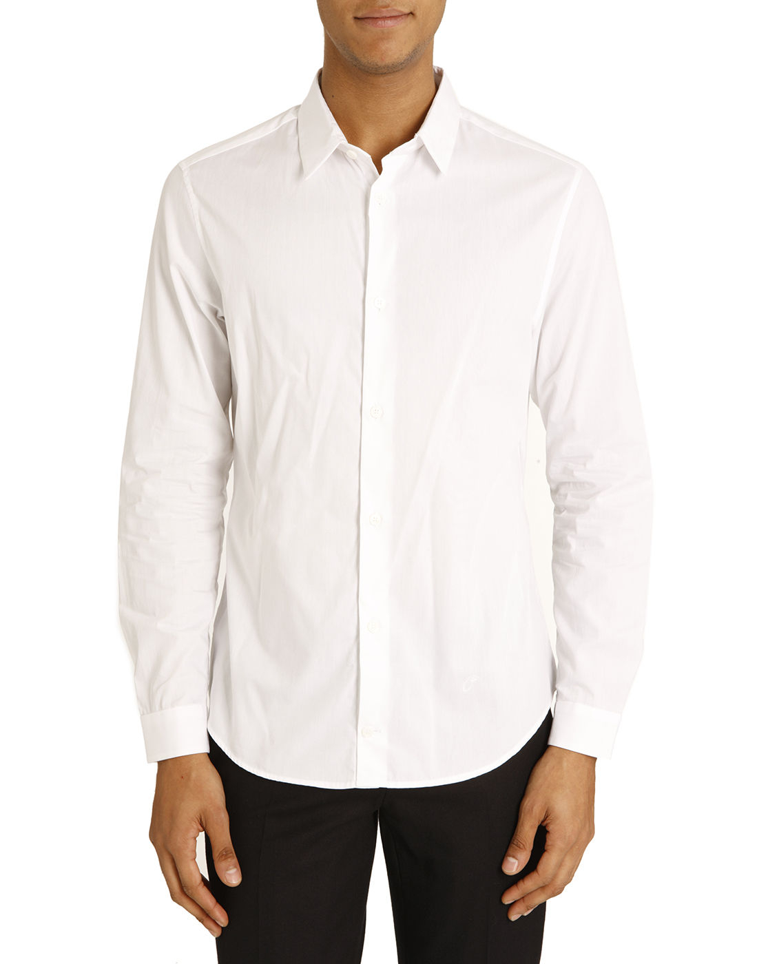 Carven White Poplin Shirt in White for Men | Lyst