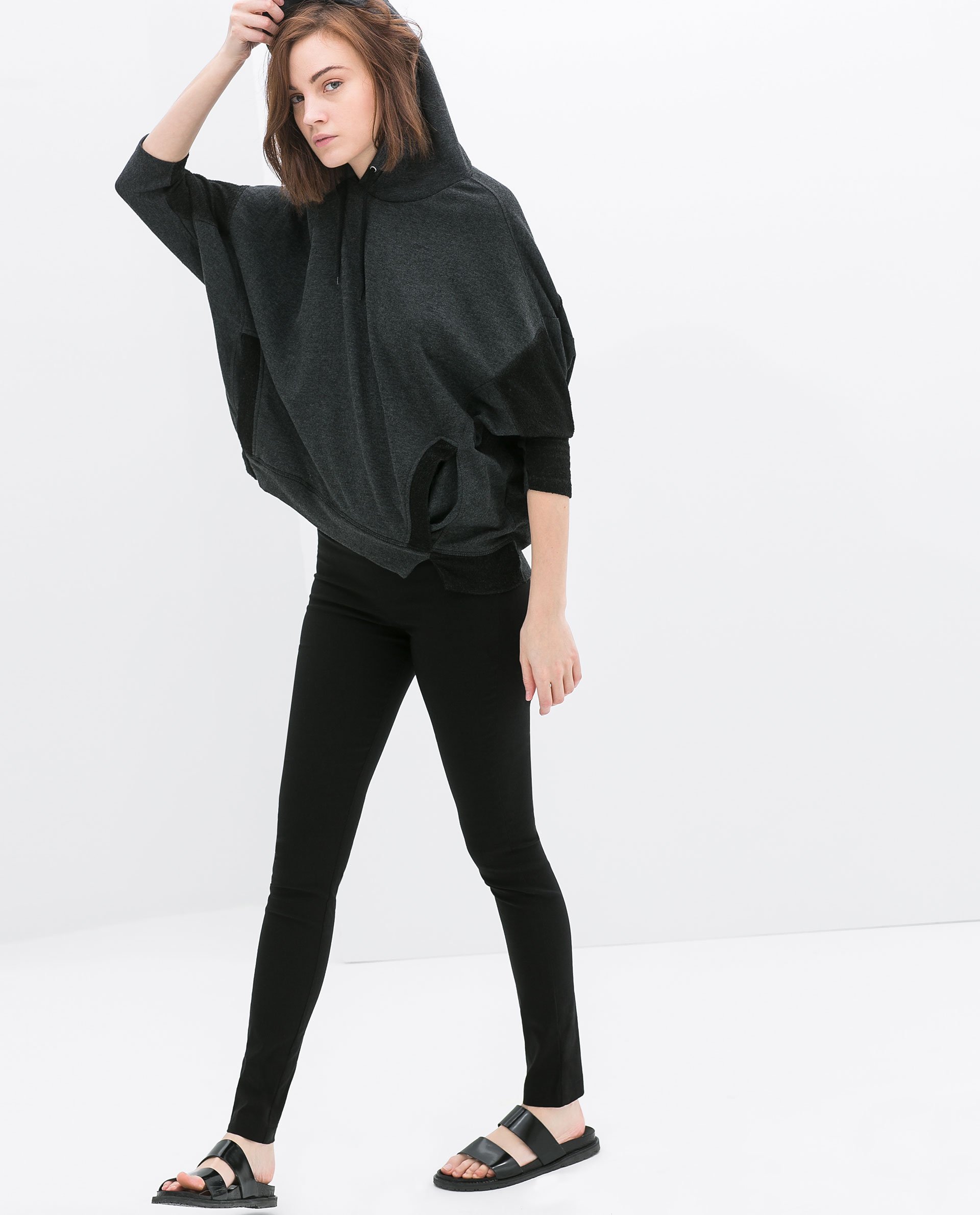 zara flared leggings