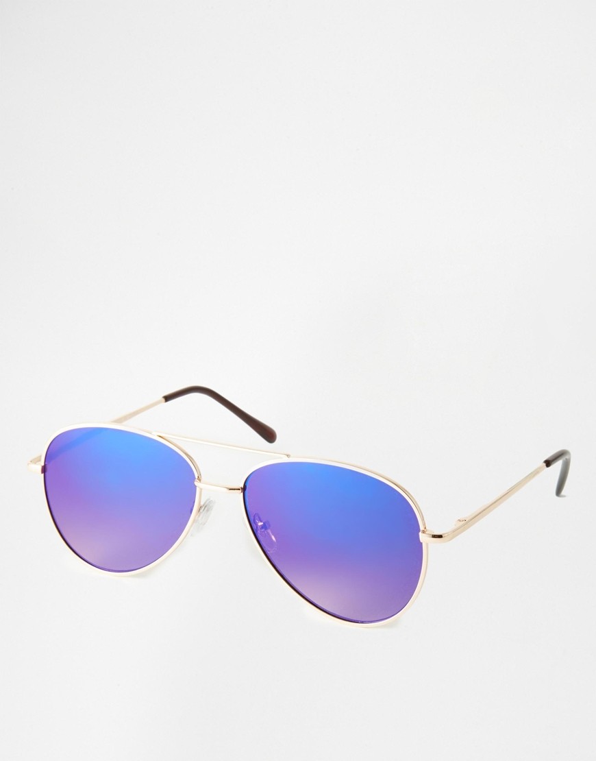 flat lens aviators