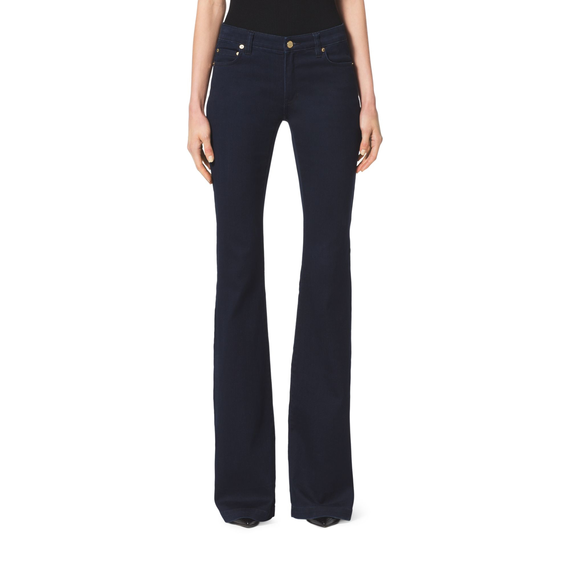 michael kors bell bottom jeans