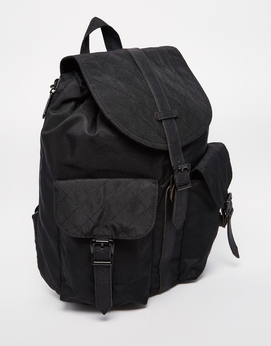 Herschel supply co. Dawson Micro Backpack With Quilting in Black Lyst