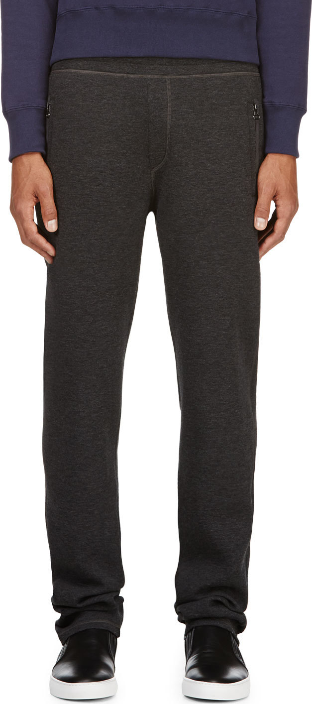 Lanvin Charcoal Grey Lounge Pants in Gray for Men | Lyst