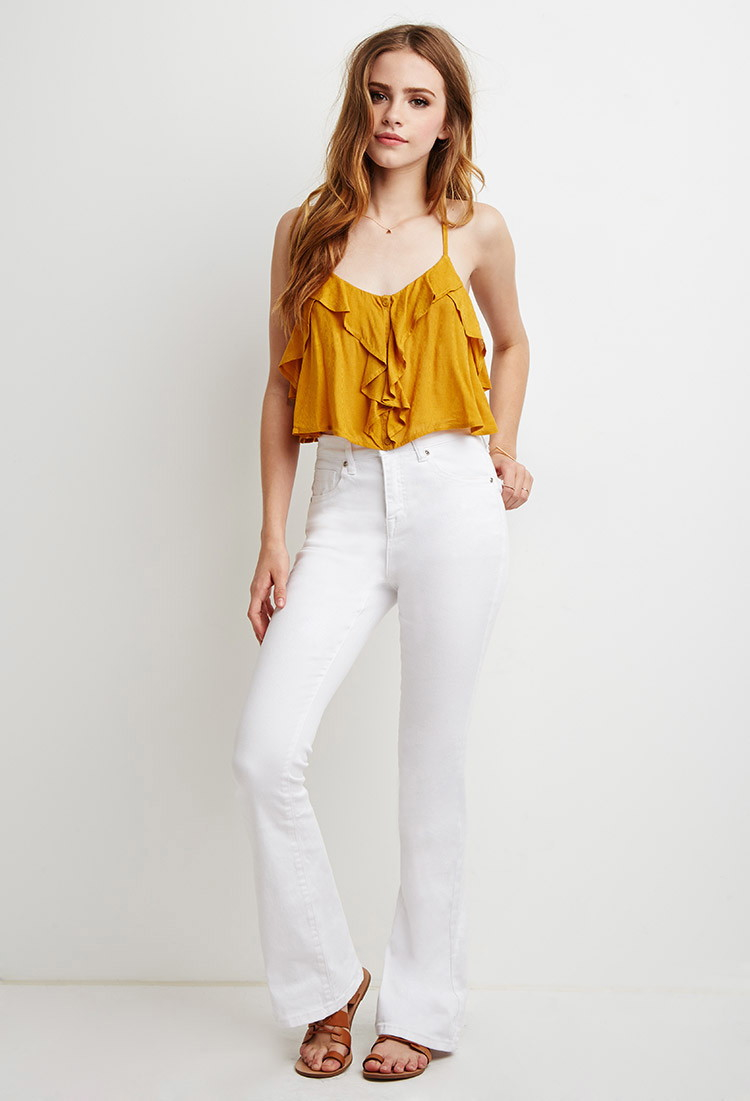 forever 21 ruffle shirt
