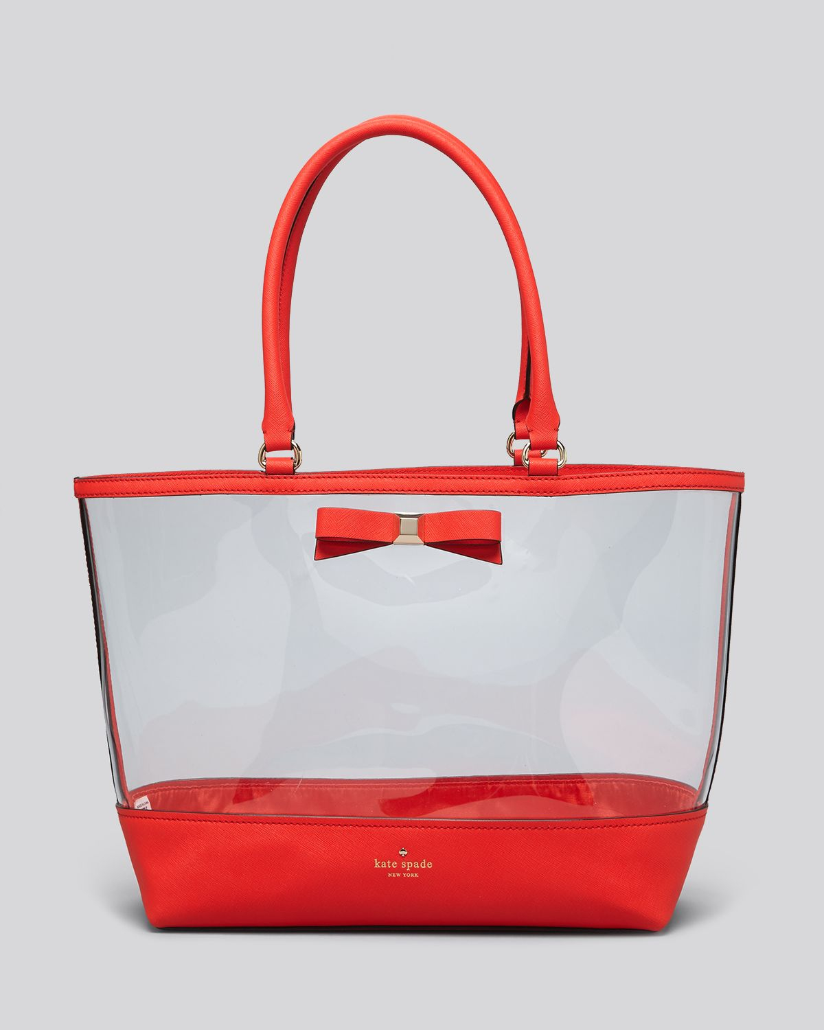 Kate Spade Tote Holly Street Clear Francis in Red | Lyst