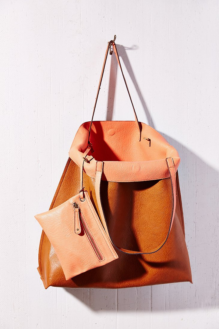 Urban outfitters vegan store leather tote