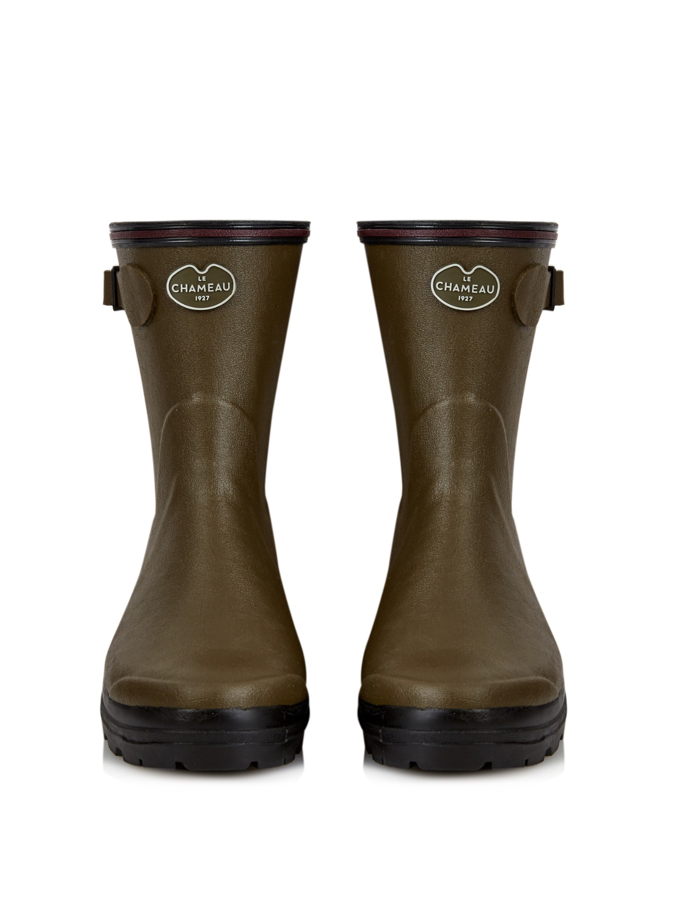 Le Chameau Giverny Low Rubber Boots in Green | Lyst