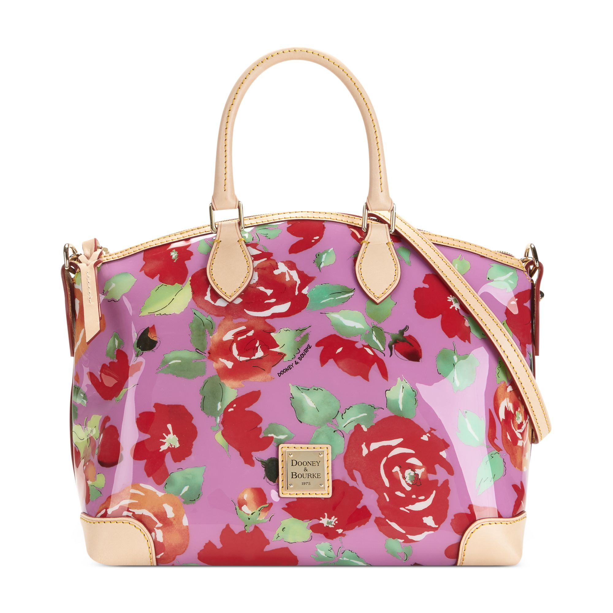 Dooney & Bourke Floral Satchel - Lyst