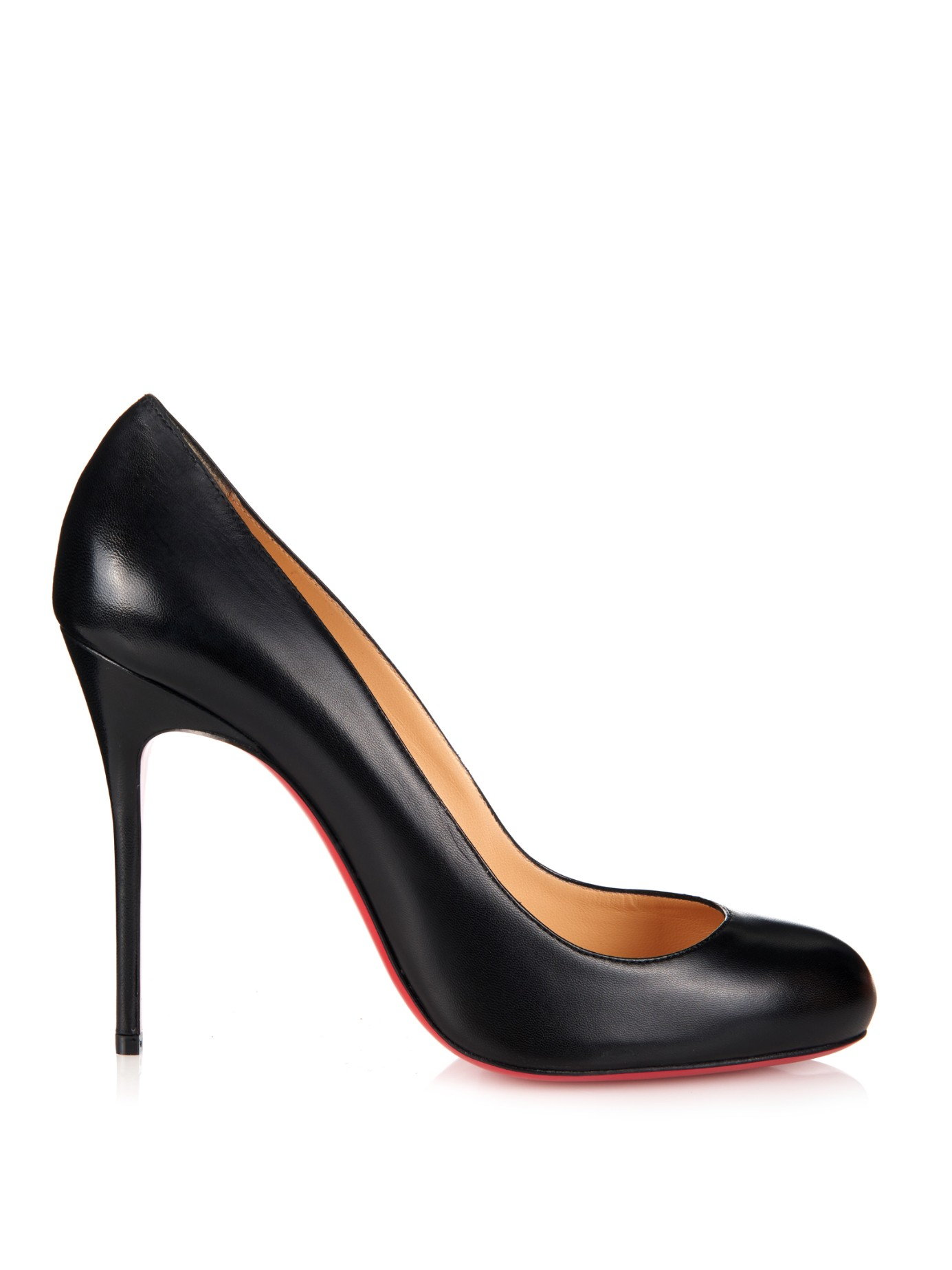 Christian louboutin Fifi Leather Pumps in Black | Lyst