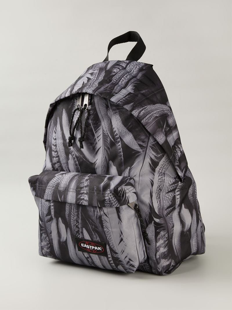 Eastpak Plume Printed Backpack in Grey (Gray) for Men Lyst