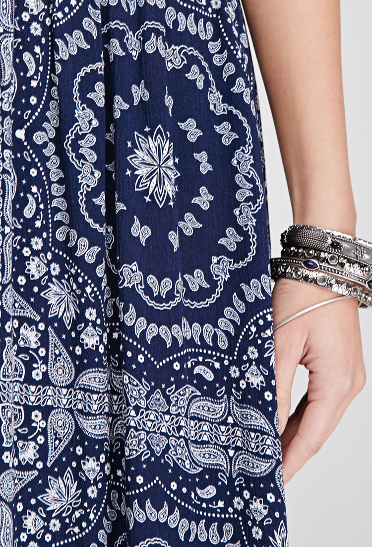 Forever 21 Paisley Print Maxi Skirt in 