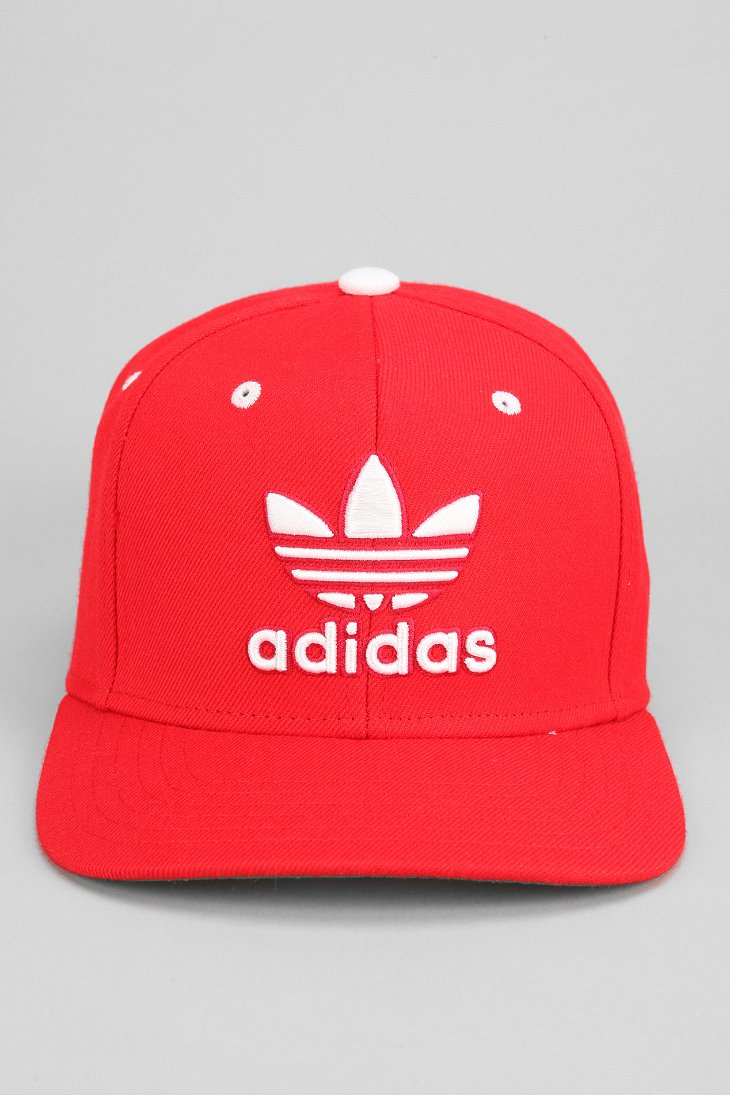 Adidas Originals Icon Red Snapback Hat | escapeauthority.com