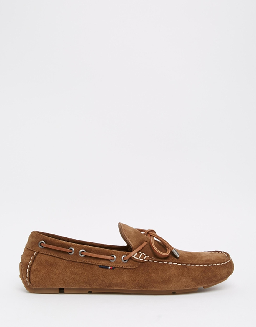 tommy hilfiger suede loafers