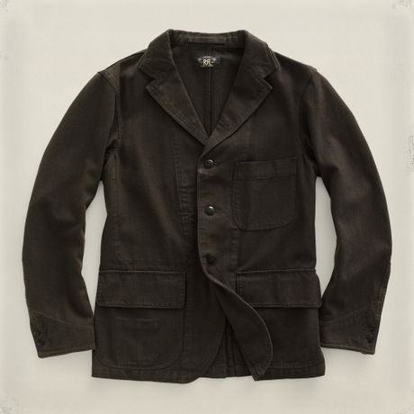 Rrl Stevens Sport Coat in Gray for Men (Black) | Lyst