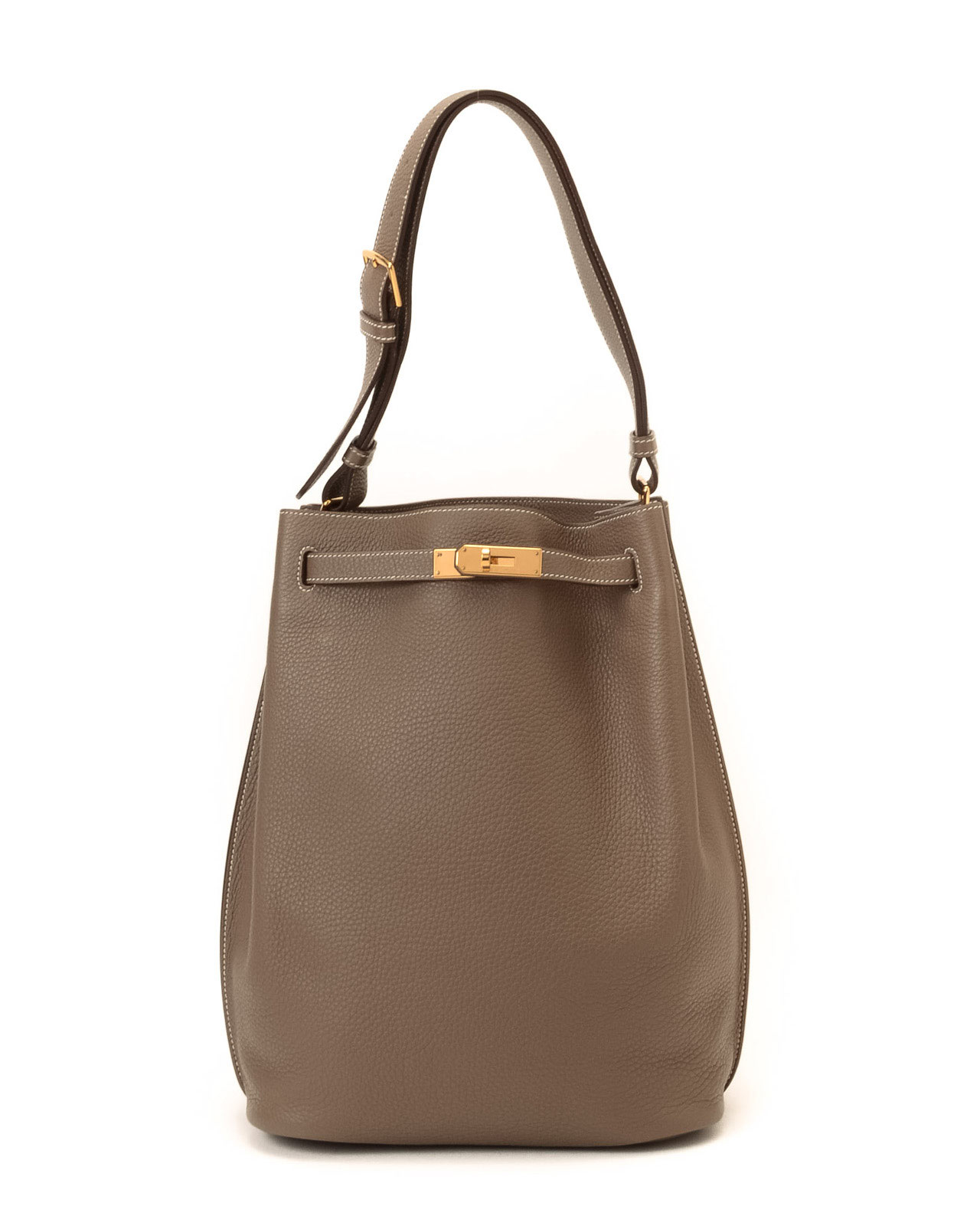 Herms Herm??S So Kelly Shoulder Bag in Gray (Grey) | Lyst  