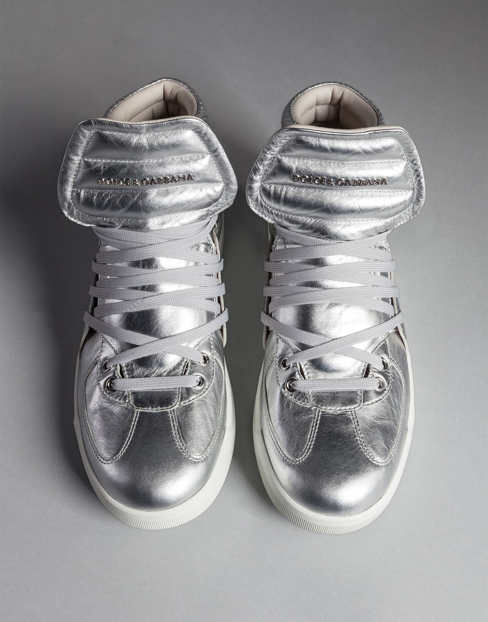 Dolce \u0026 Gabbana Laminated High Top 