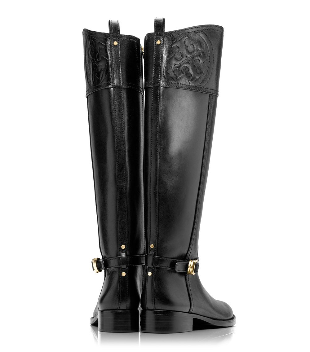 Tory burch discount tall black boots