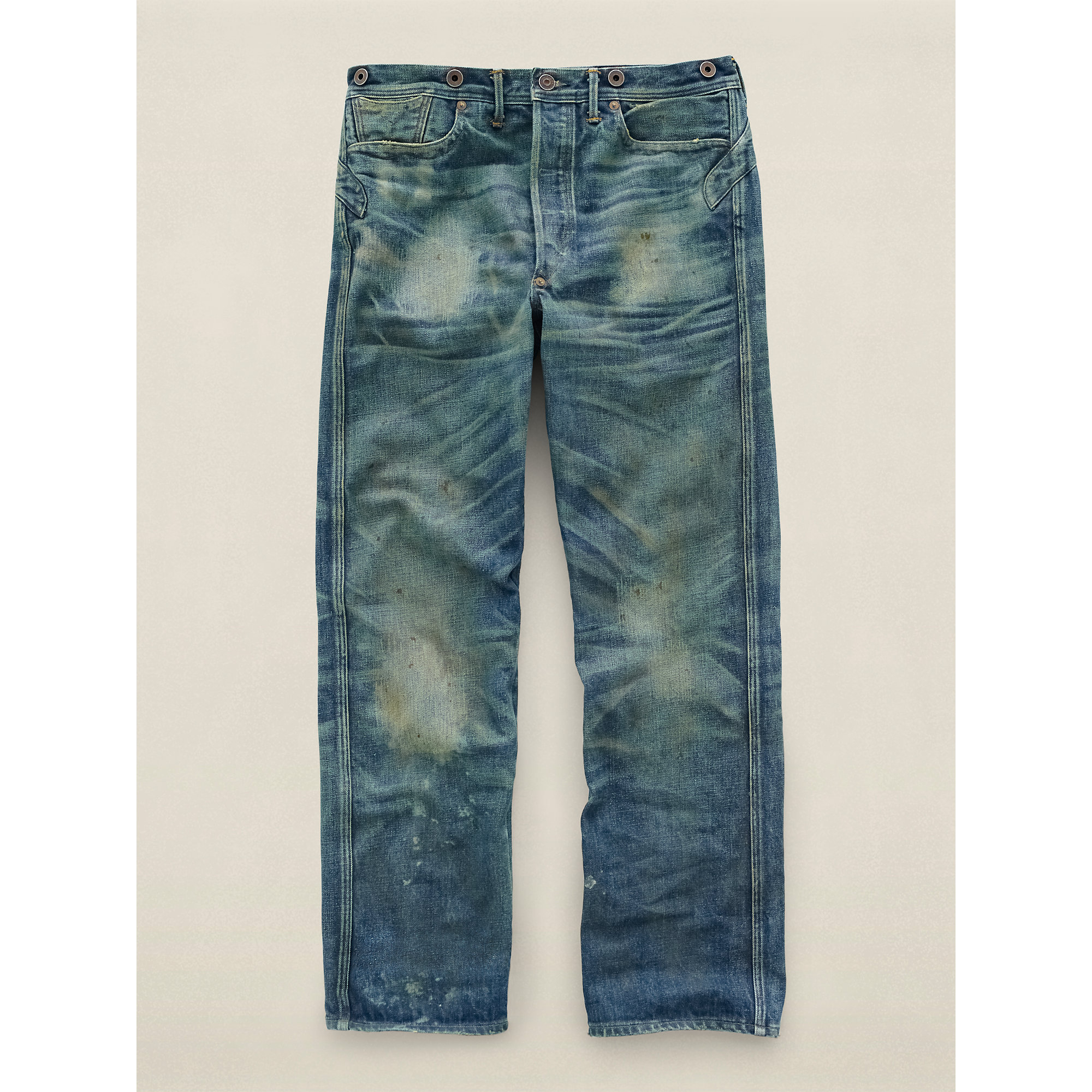 rrl buckle back jeans