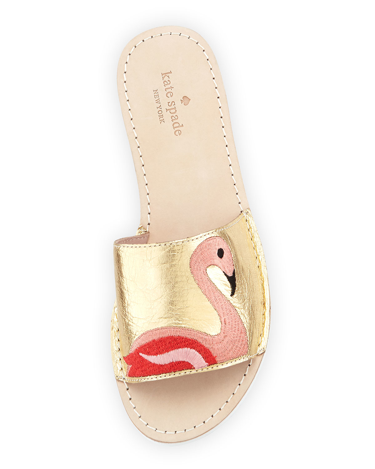 kate spade flamingo flip flops