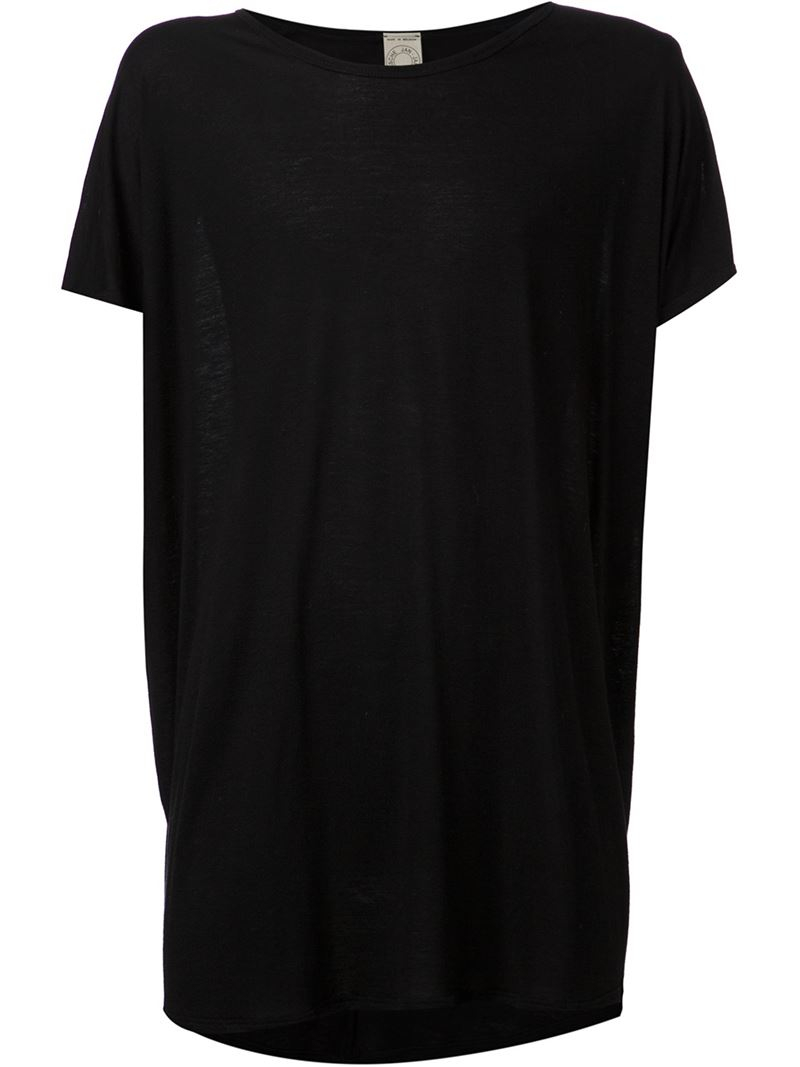 Jan Jan Van Essche Oversized T-Shirt in Black for Men - Lyst
