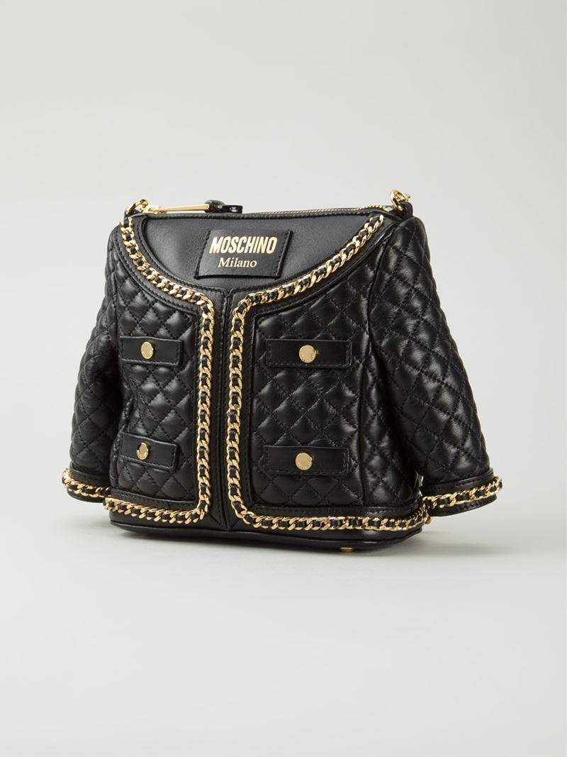 moschino quilted jacket