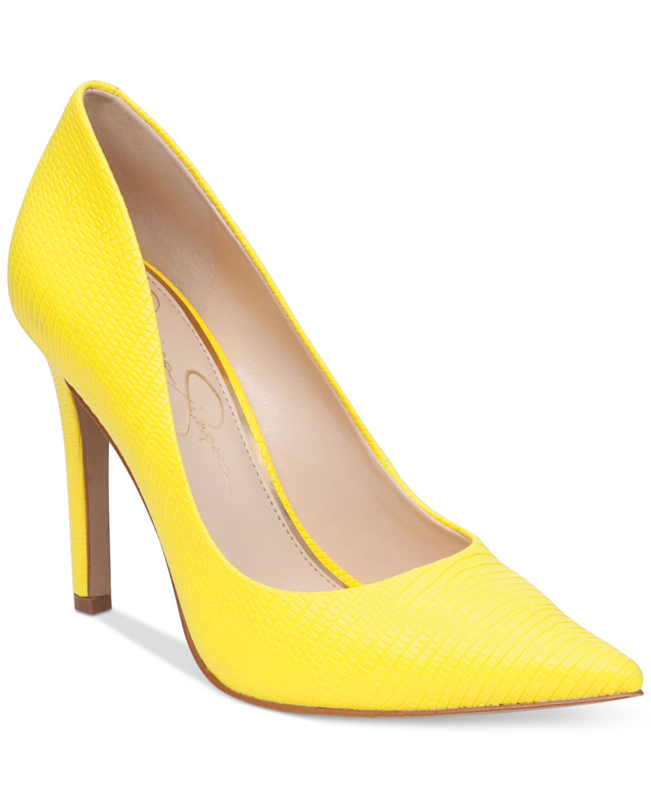Jessica Simpson Cassani Pumps in Yellow | Lyst