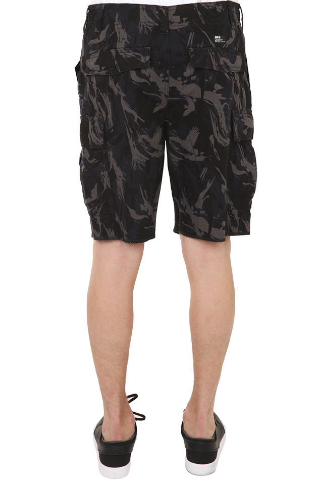 blue camo cargo shorts