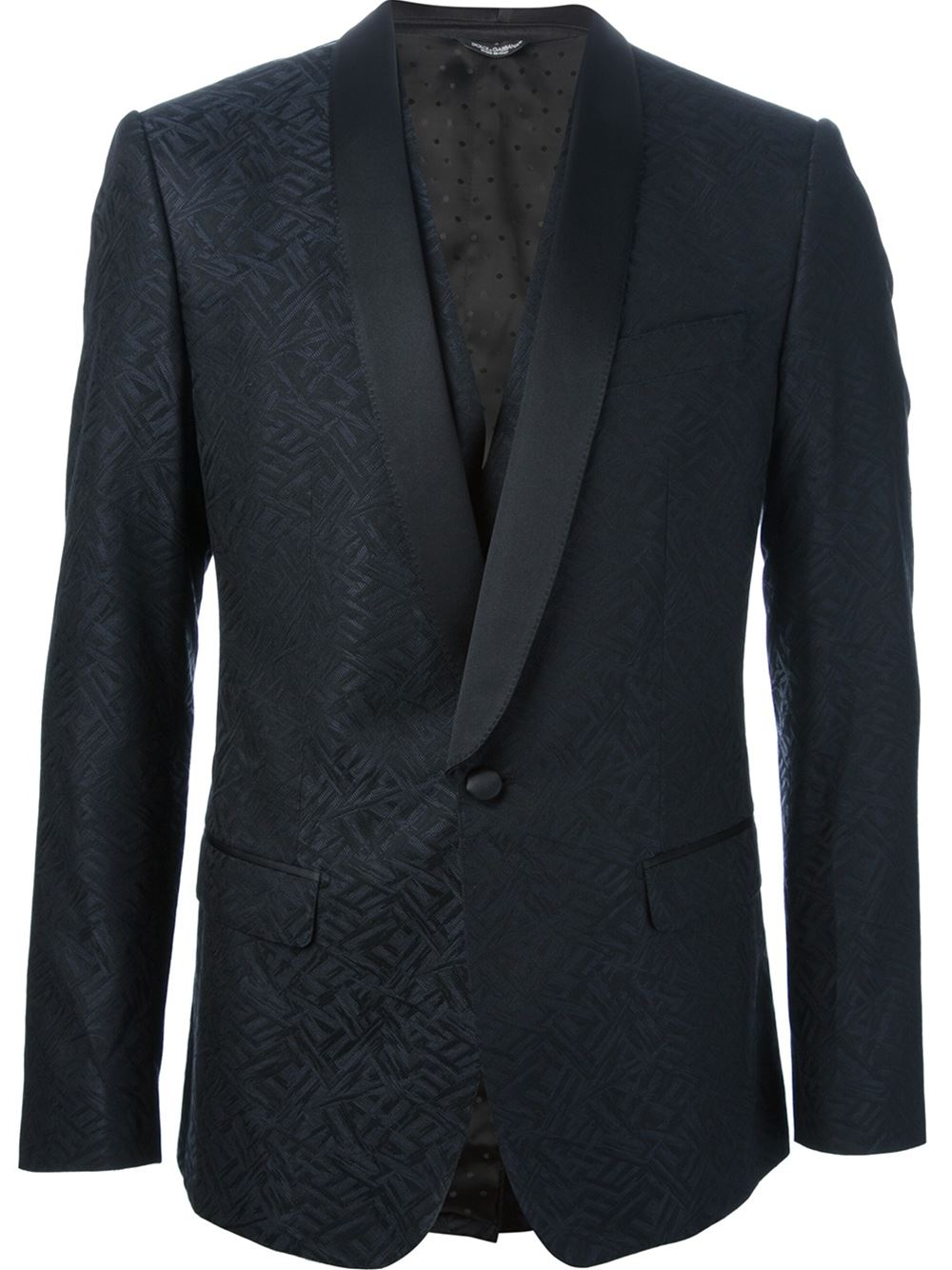 Dolce & gabbana Three-piece Brocade Suit in Black for Men | Lyst