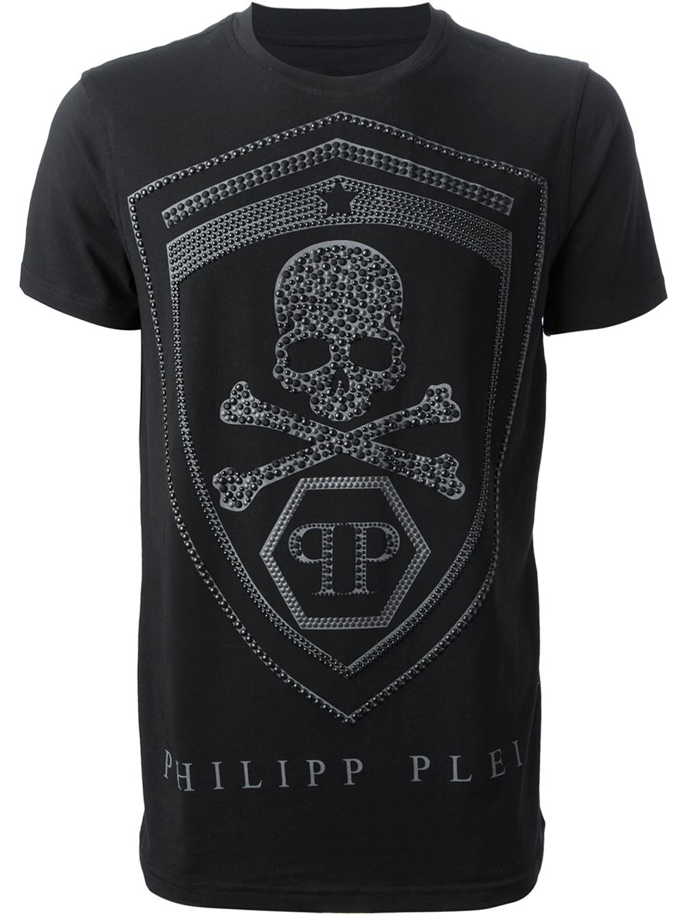 Philipp Plein Skull Tshirt in Black for 