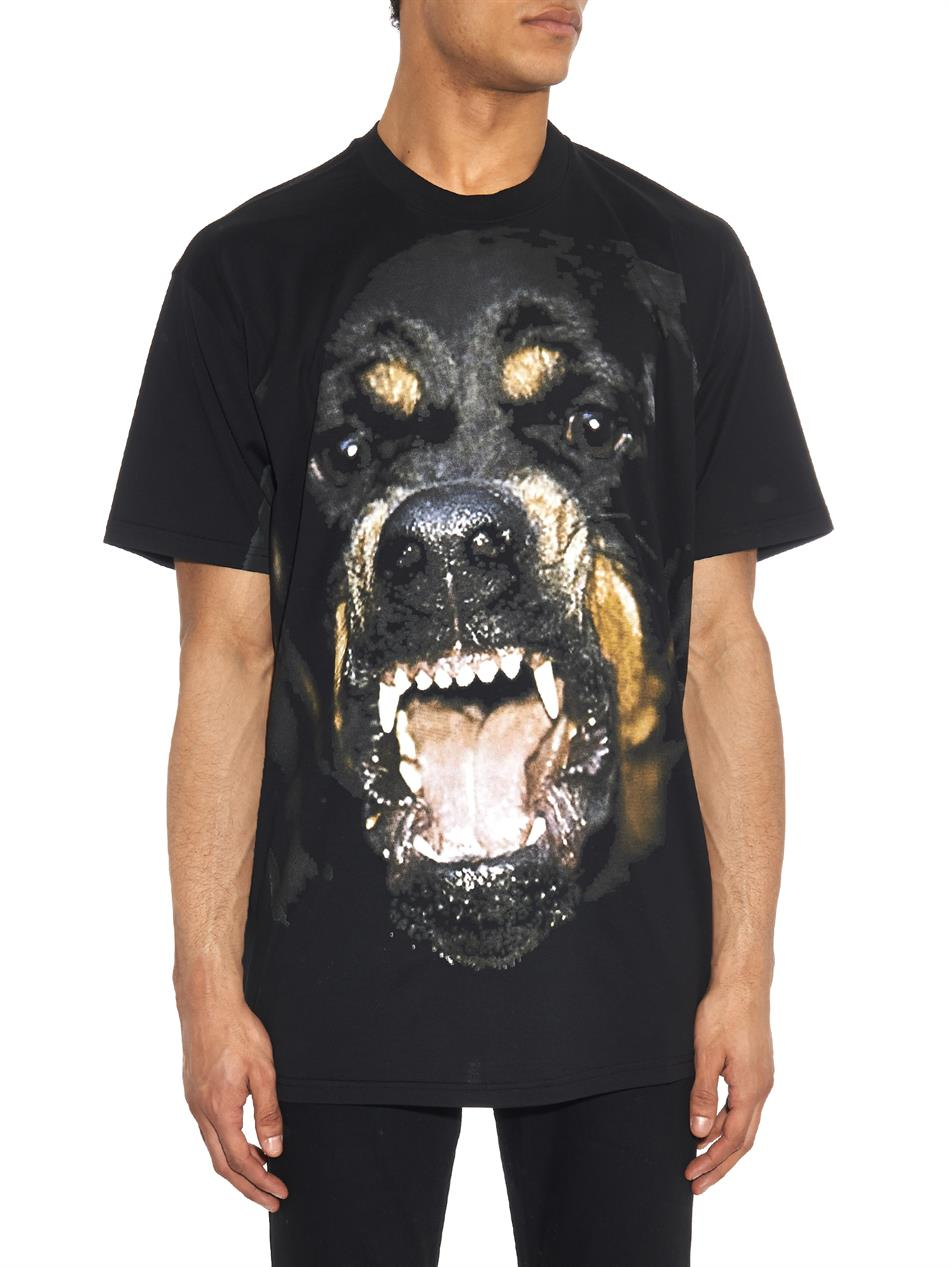 Givenchy Rottweiler Print T-Shirt in Black for Men - Lyst