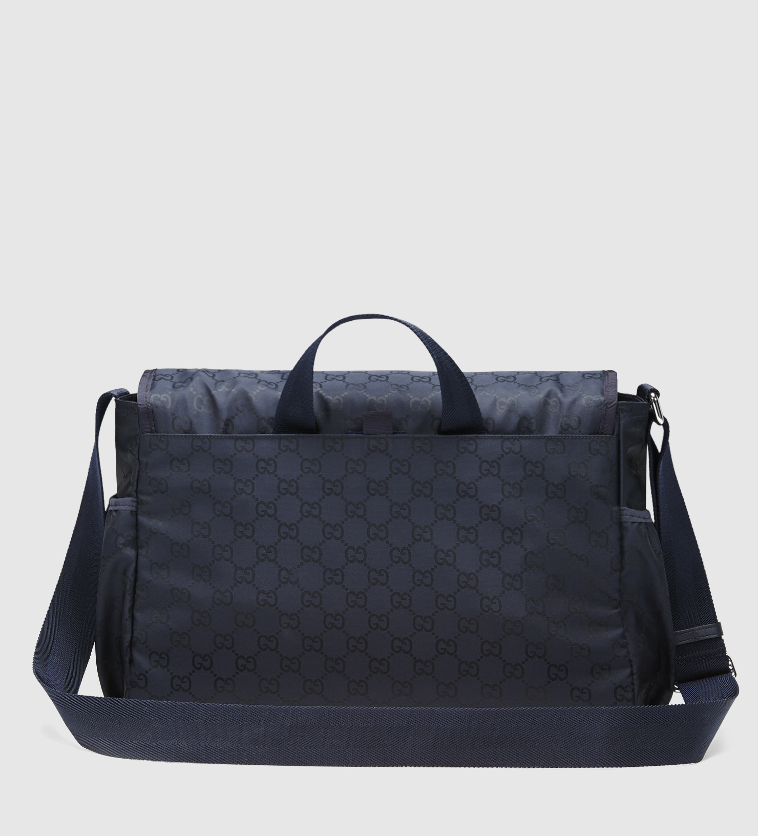Gucci Diaper Bag Blue Trim Literacy Basics