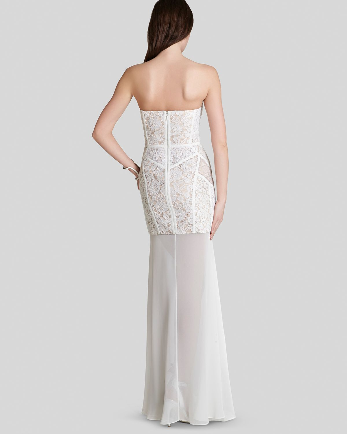 sir vivienne strapless gown