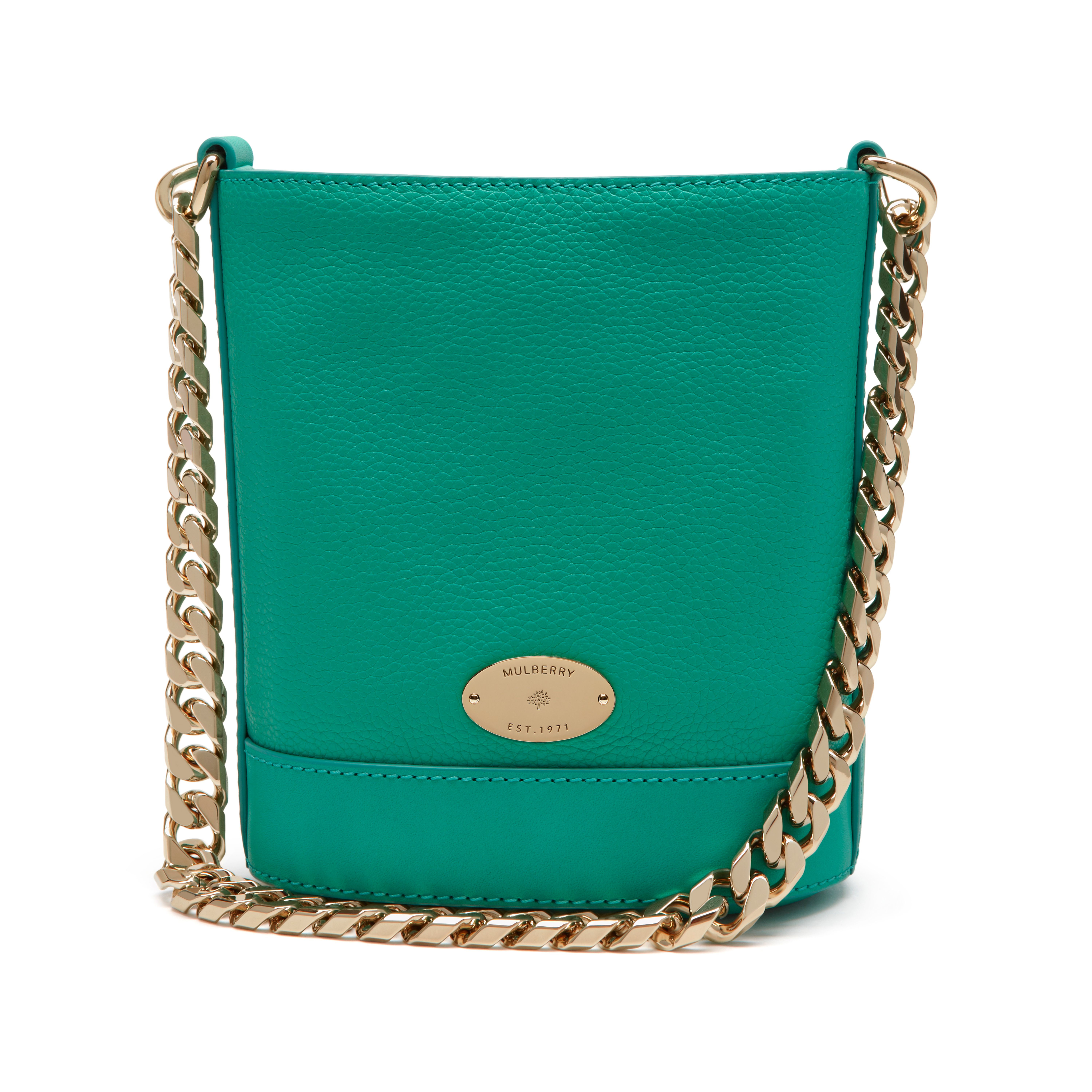 Mulberry Mini Jamie Leather Bag in Green - Lyst