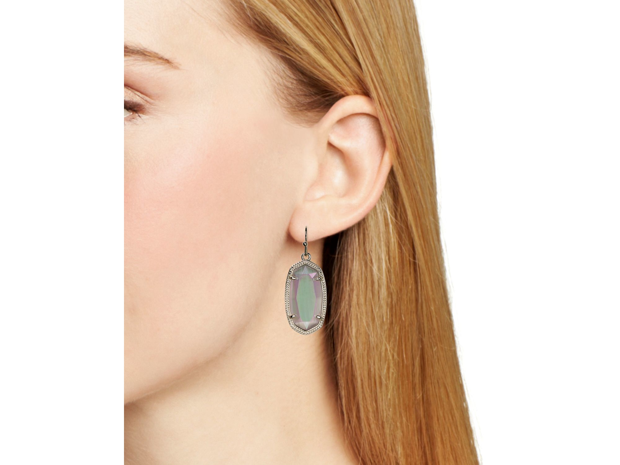 Lyst Kendra Scott Dani Drop Earrings In Metallic Gallery