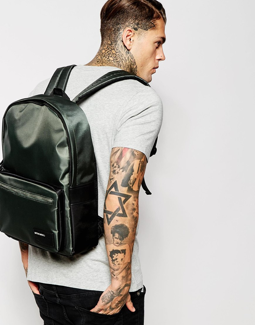 diesel backpack mens