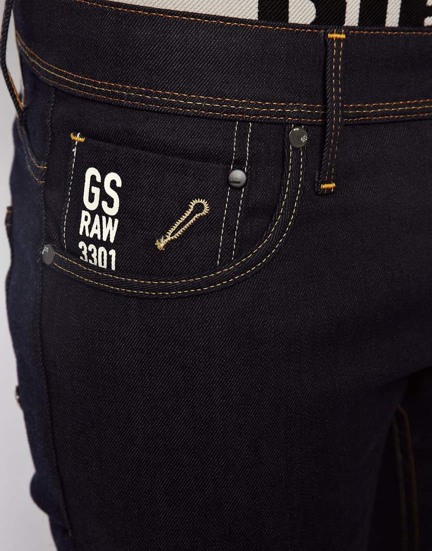 g star defend super slim jeans