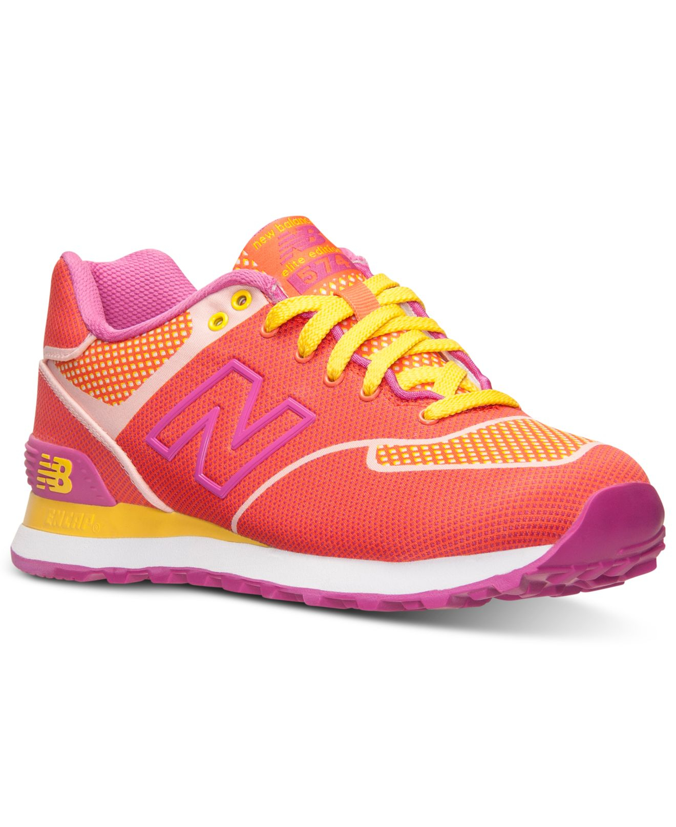 New Balance Women's 574 Woven Casual Sneakers From Finish Line in