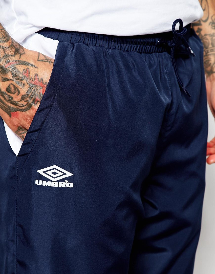 Umbro Synthetic Retro Joggers in Blue for Men - Lyst