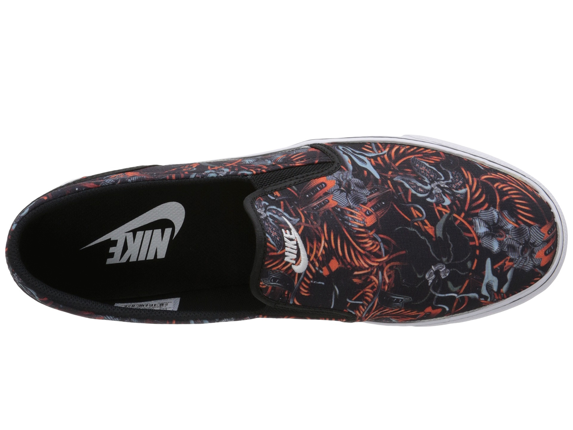 Nike Toki Slip Textile Print in Black for Men - Lyst