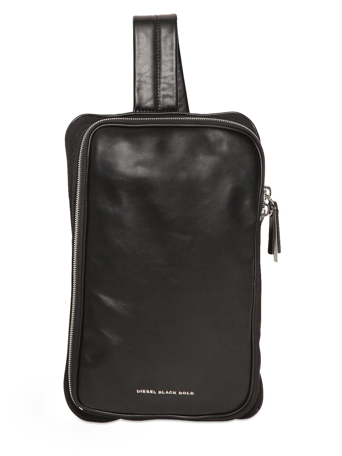 diesel black gold bag