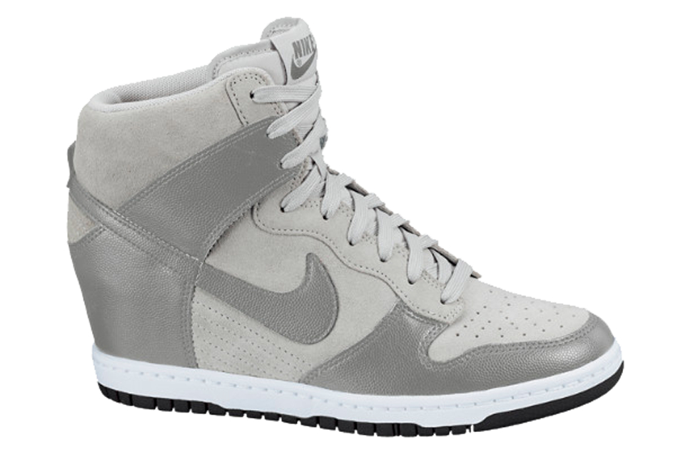 nike dunk sky hi white cool grey