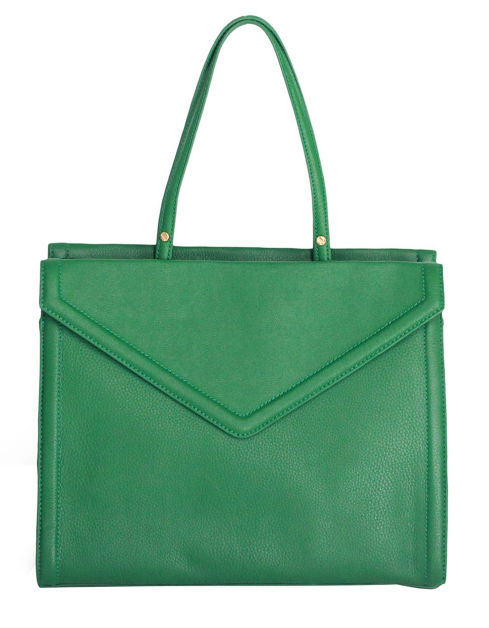 Isaac Mizrahi New York Darcy Leather Satchel in Green | Lyst Isaac Mizrahi New York Darcy Leather Satchel in Green | Lyst