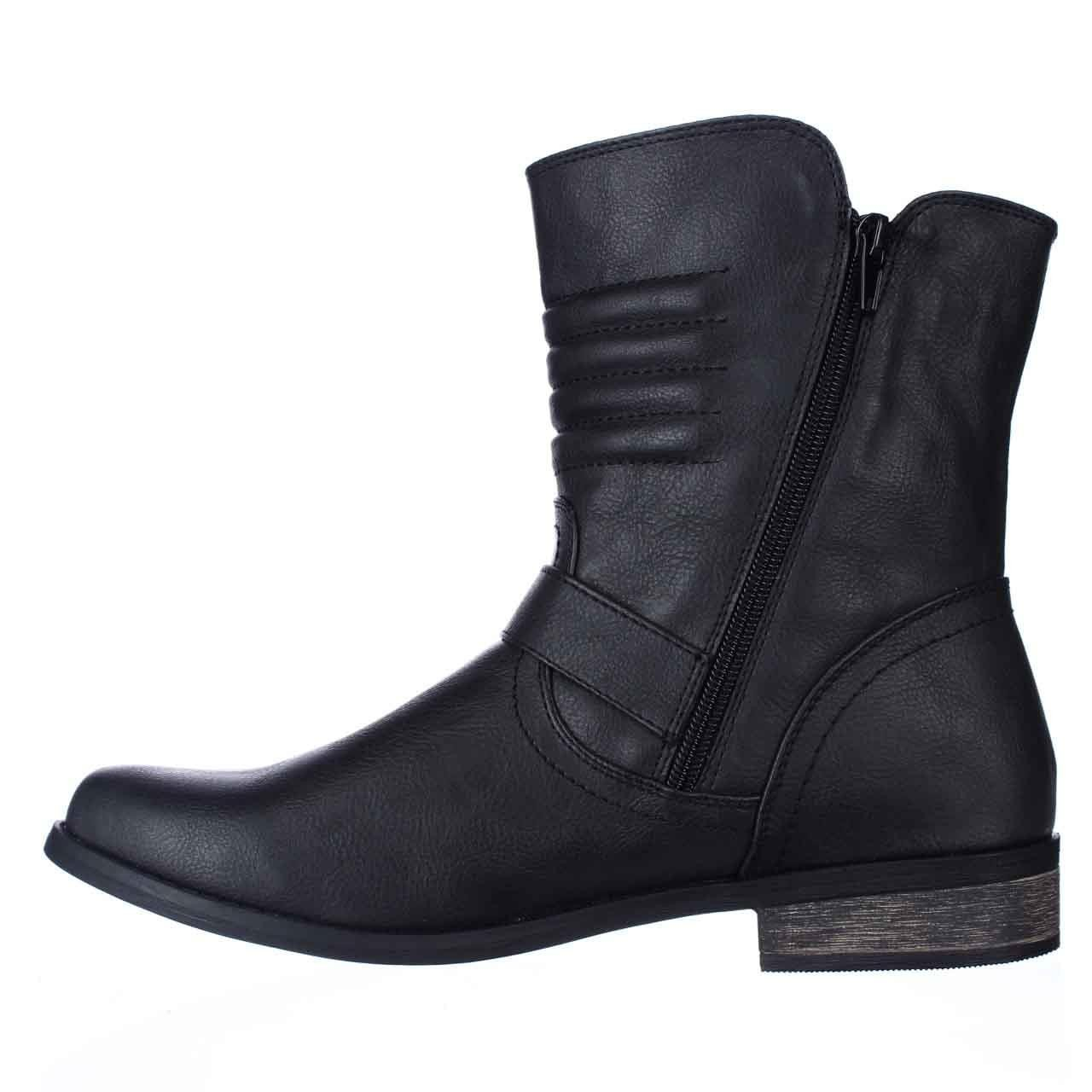 Lyst - Rampage Imani Flat Casual Boots in Black