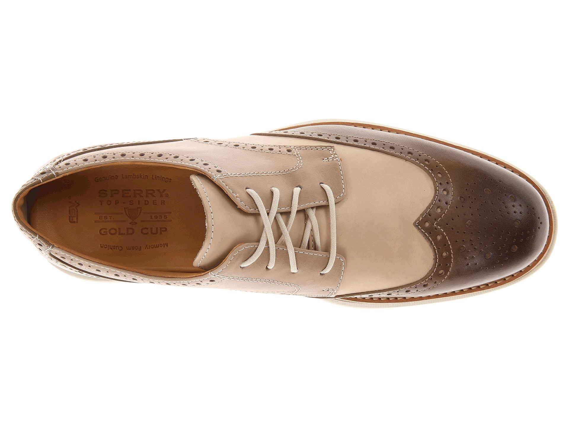 sperry gold cup wingtip